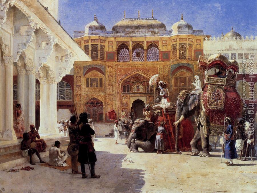 Edwin Lord Weeks : The Rajah, At the Palace of Amber